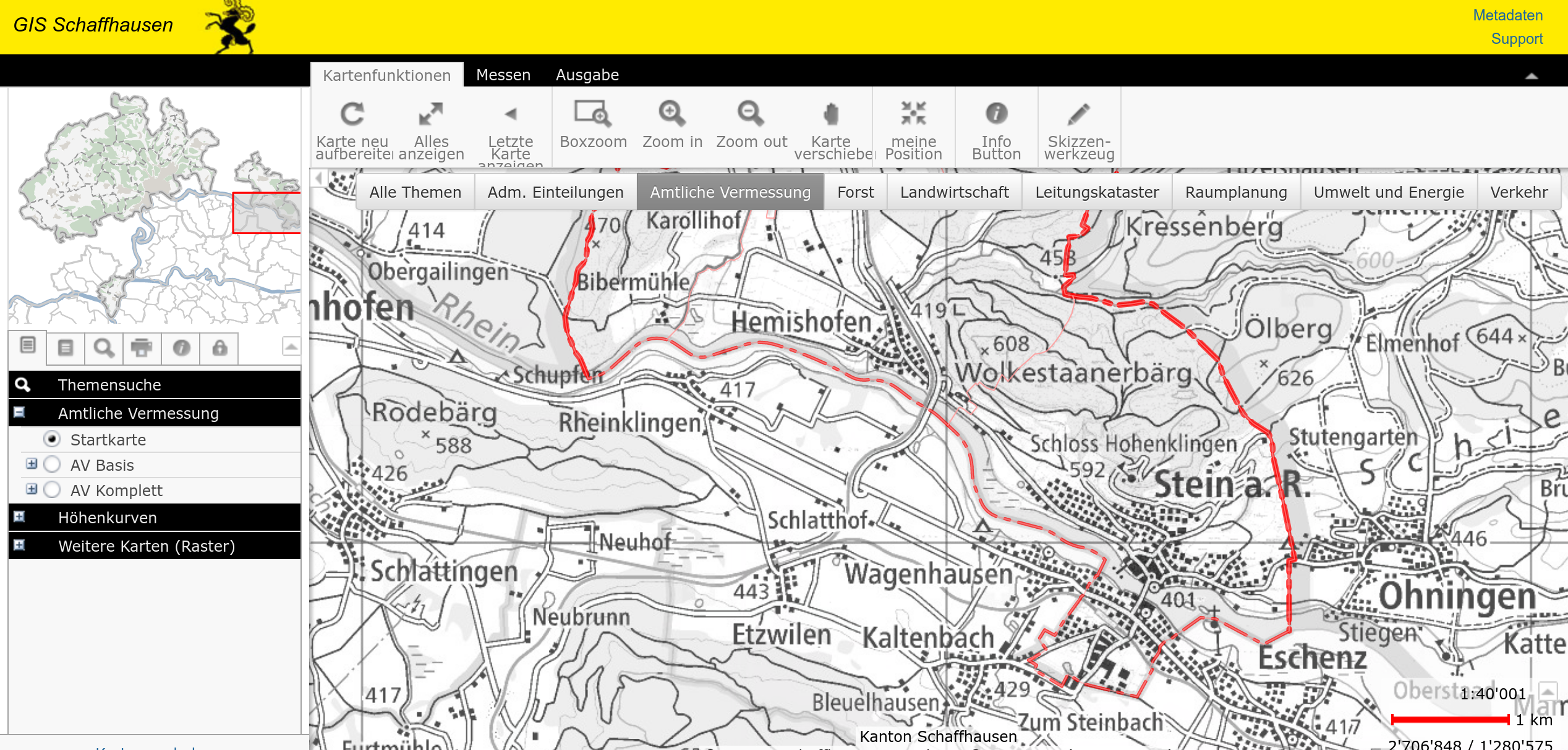 GIS für Stein am Rhein